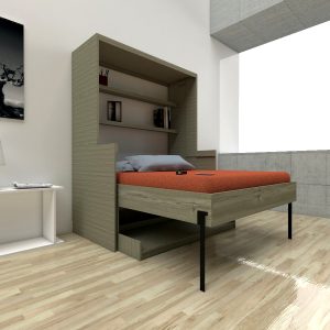 Herraje VANCOUVER para cama-escritorio abatible, para colchón matrimonial