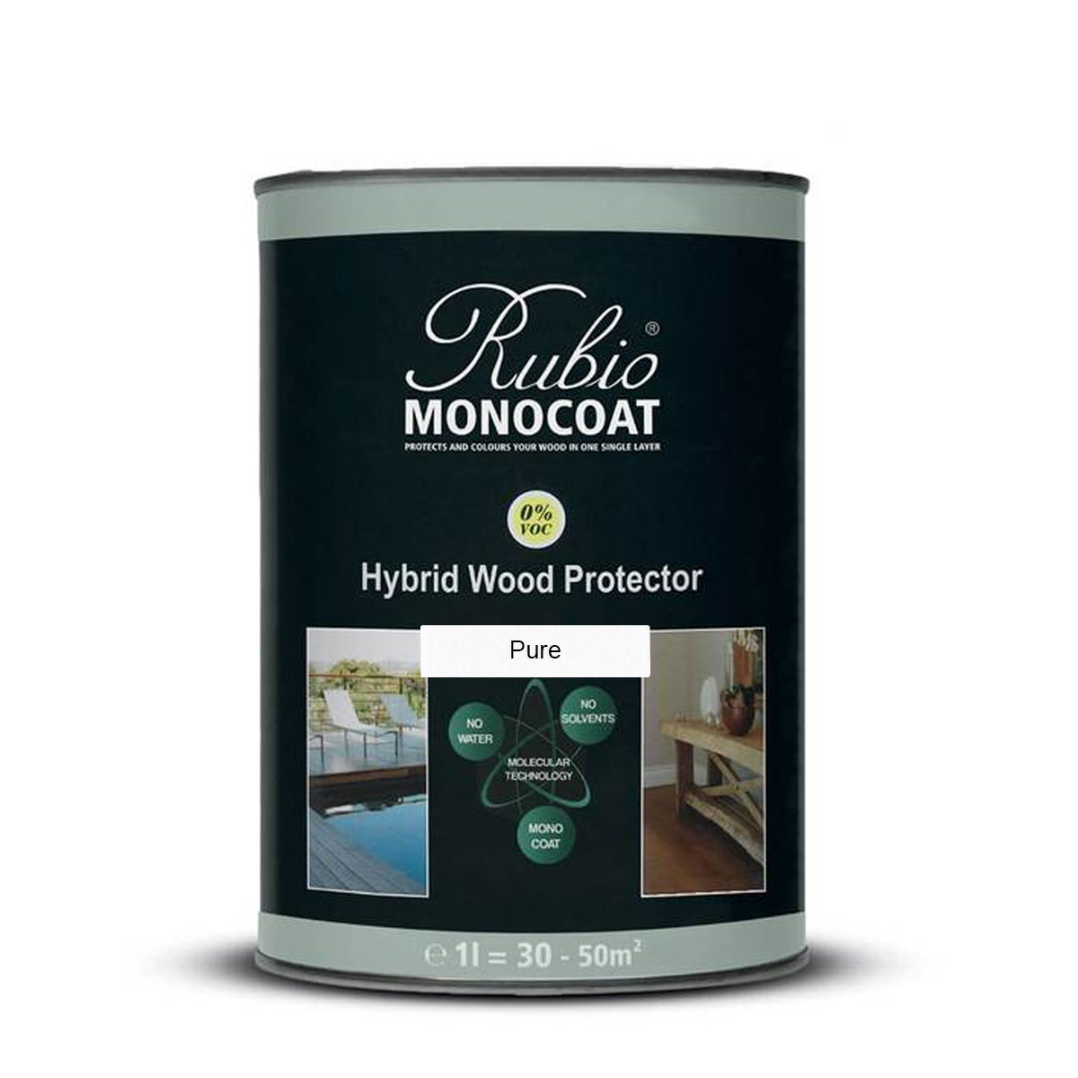 Aceite RUBIO Monocoat con estabilizador de UV integrado 1 L