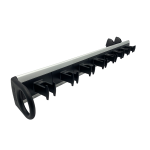 Cinturonero extraíble 48 cm para montaje en puerta de clóset, color negro