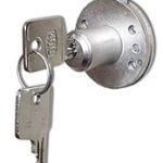 Cerradura para cajon de 180° de giro, para mueble de madera