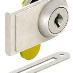 Cerradura para 1 puerta de vidrio de mueble