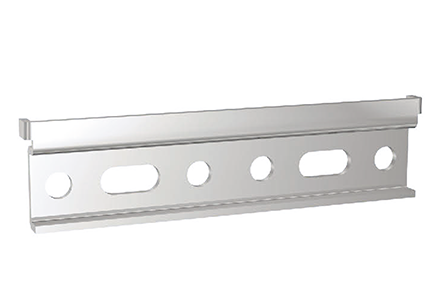 Barra para colgadores con topes de seguridad, longitud 100mm.