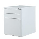 Cajonera metálica DADDY para oficina, color Blanco