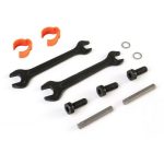 Herramientas para ECODRILL (puntas, tornillos y llaves de repuestos).