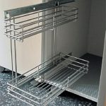 Canastillas extraíbles para gabinete inferior de fregadero, medida 217 x 470 x 420 mm