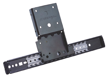 Correderas CB1234-20D de 500mm para puerta vertical insertable, capacidad 14kg.