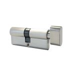 Cilindro Llave- Mariposa PRIVACI / DF-S803 70 mm, acabado níquel satinado