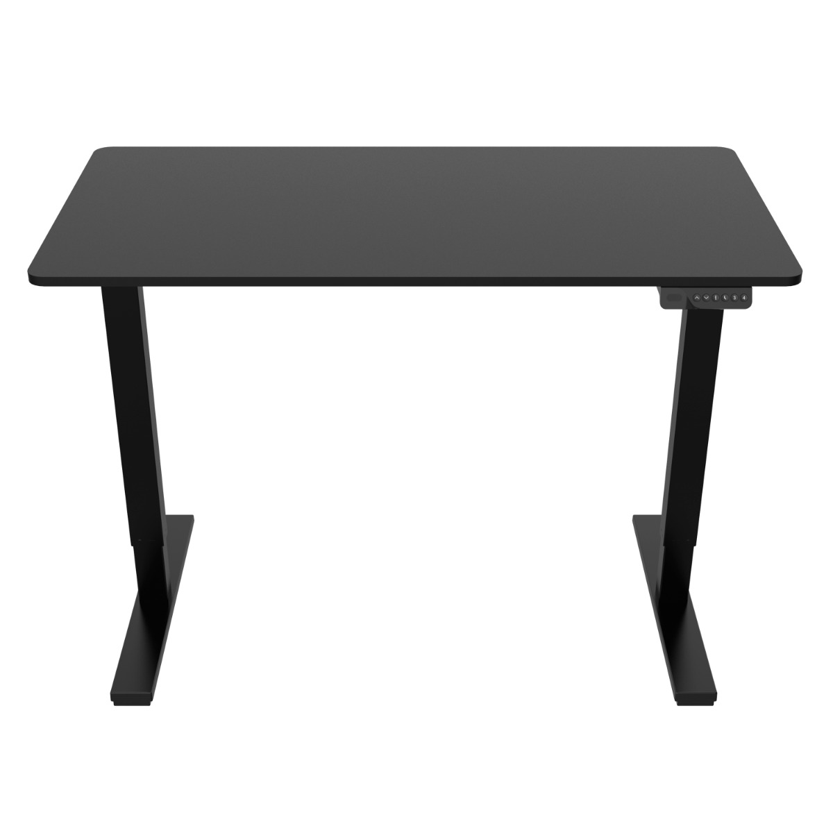 Escritorio elevable JAZZ, con cubierta, color negro