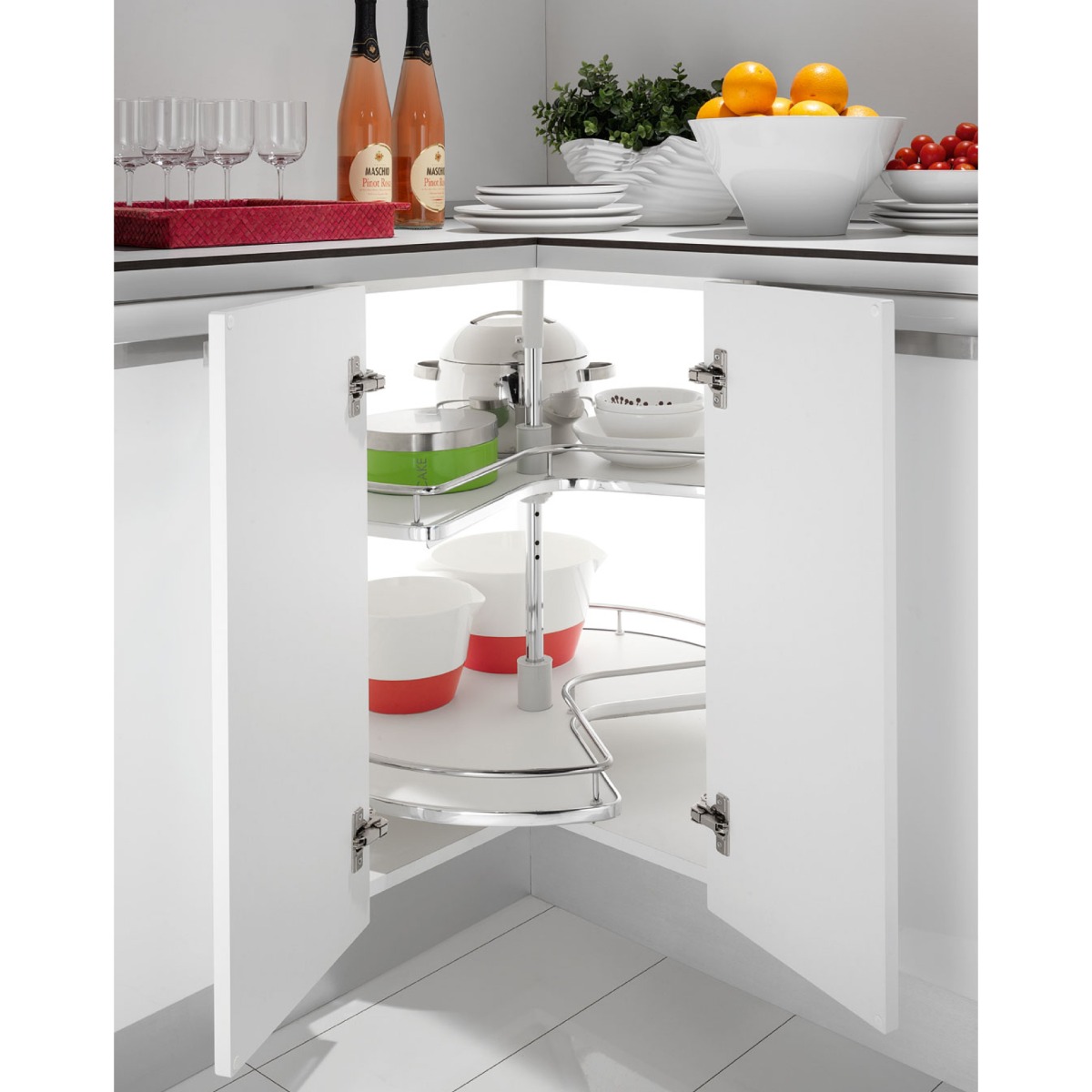 Giratorio para esquina de 3/4 para gabinete de cocina