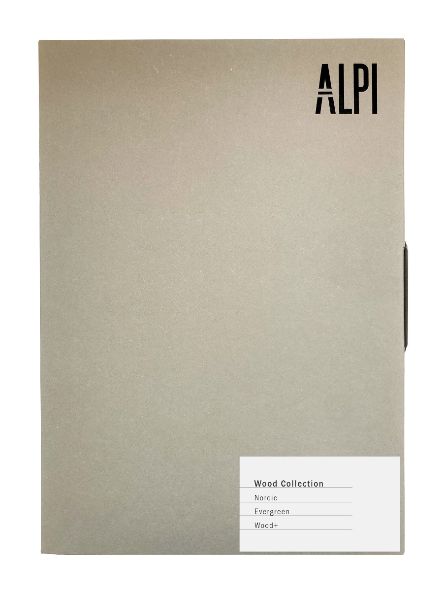 Carpeta ALPI "Wood Collection Nordic/Evergreen/Wood+" de chapa precompuesta, tamaño 190 mm x 290 mm