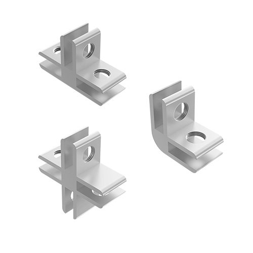 Conectores SAFETY para mampara de escritorio