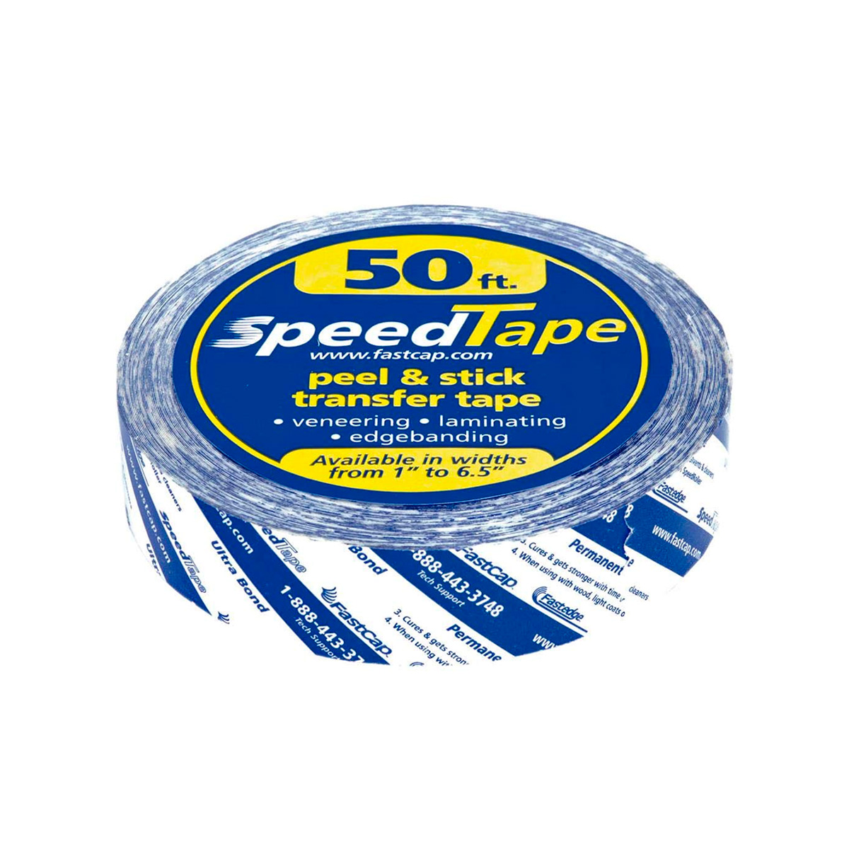 Cinta doble cara para cubrecantos de 25 mm x 16 m